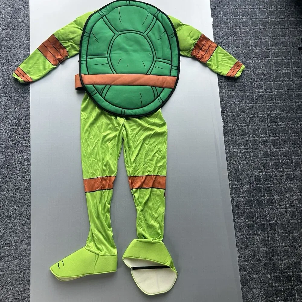 Michelangelo Teenage Mutant Ninja Turtles Halloween Costume Boys M 7-8 NO BUCKLE